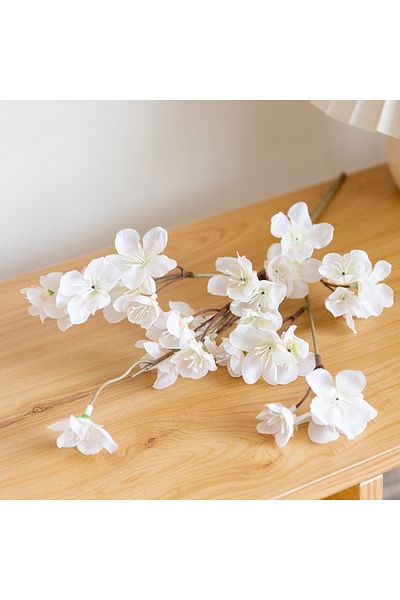 Choice White 40cm Artificial Pink Cherry Blossom Flowers Wedding Arch Party Backdrop Home DIY Decor Simulat