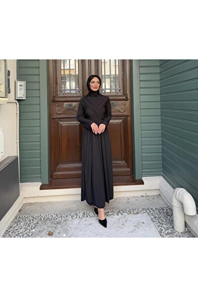 ENSA TESETTUR Linda Taşlı Elbise Siyah