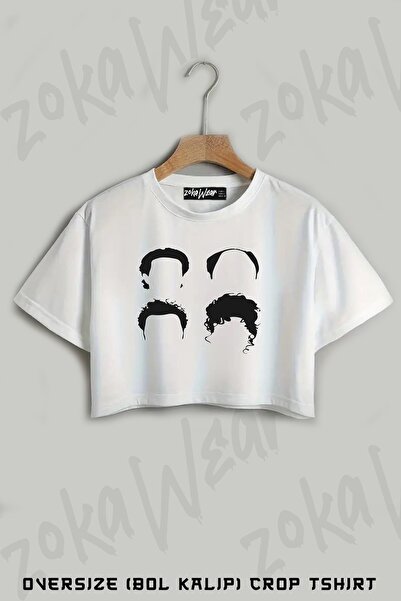 ZOKAWEAR Tricou oversize cu imprimeu Heads Seinfeld