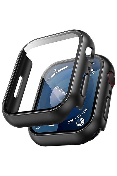 Choice 44mm Tempered Glass Screen Protector Case Cover For Apple Watch Series 9 Ultra 8 7 6 5 4 3 2 SE 49MM