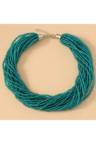 Choice green 1pc Bohemian Green Blue Fashionable Elegant Simple Multi Layer R...