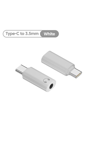 Choice White DAC USB Type C To 3.5MM Headphone Adapter USB C Male to 3.5 Jack Audio Converter for iPhone 15