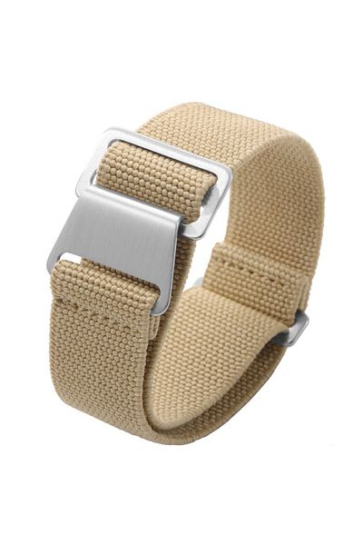 Choice 20mm Khaki 18mm 20mm 22mm French Troops Parachute Bracelets Elastic Nylon Braided Watch Band Univers