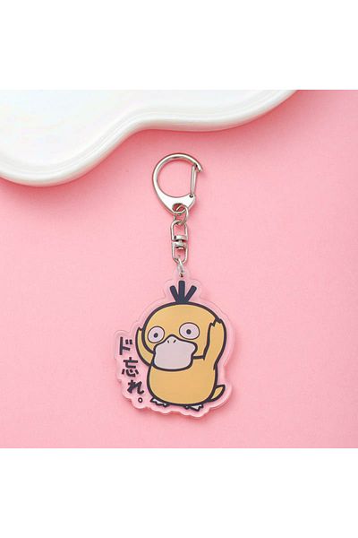 Miniso 5cm 9 Anime Pokémon Acrylic Keychain Accessaries Cartoon Funny Bag Pendant Cute Creative Charm Car K