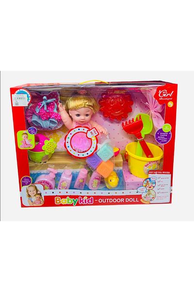 rexa Baby Doll with Accessories – Pretend Play Set for Kids