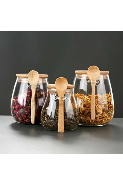 Choice 3Pcs Hermetic Containers for Food Storage Pots Glass Jar With Lid Sealed Container Sugar and Tea Can