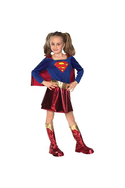 DC Supergirl Deluxe Costume for Girls 130 - 140 cm 8-10 years