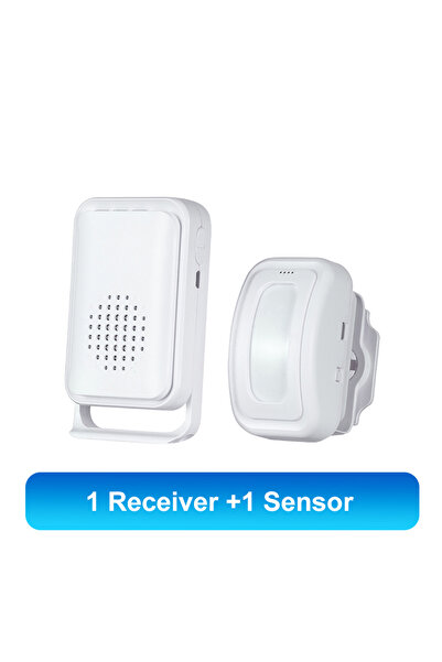 Choice1 جرس باب 1R1S مقسم بالحث، جرس باب ذكي لاسلكي للترحيب، مستشعر PIR، 36 ن...