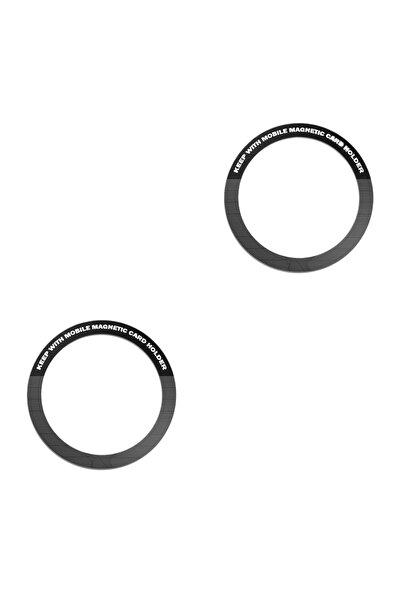 Choice Black 2PCS Shape O Ring For Magsafe Magnetic Wireless Charger For ipho...