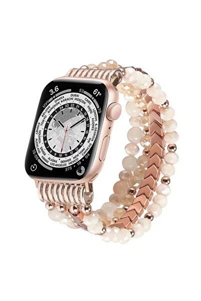 Choice سوار ساعة أبل المتوافق مع سلسلة iWatch، مقاس 38 مم، 40 مم، 41 مم، وردي...