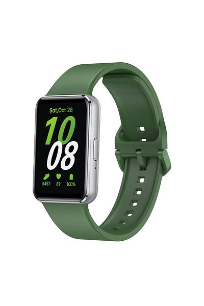 Choice Samsung Galaxy Fit 3 green Silicone Strap For Samsung Galaxy Fit 3 Watch Bracelet Replacement Sport