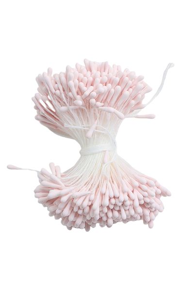 Choice Light Pink 400pcs 2mm Moulti Options Artificial Flower stamen Mini Pearl Floral pistil For Wedding P