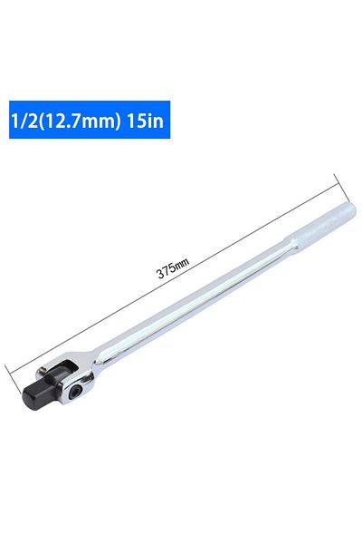 Choice 15 Inch 1/2'' F Rod Wrench Socket 10'' 15'' 18'' Torque Wrench Long Force Bar Activity Head Strong L