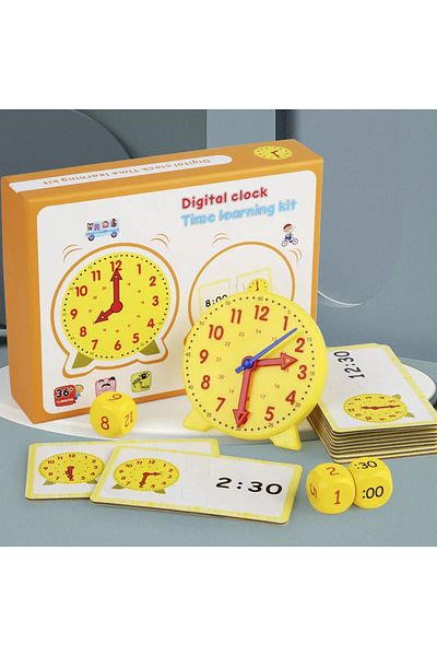 Choice With a box Children Interesting Clock Educational Toys Hour Minute Second Cognition Matching Puzzle