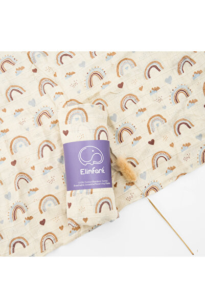 Choice 120X110cm BC32 Elinfant 120x110cm Bamboo Cotton Baby Muslin Swaddle Bl...
