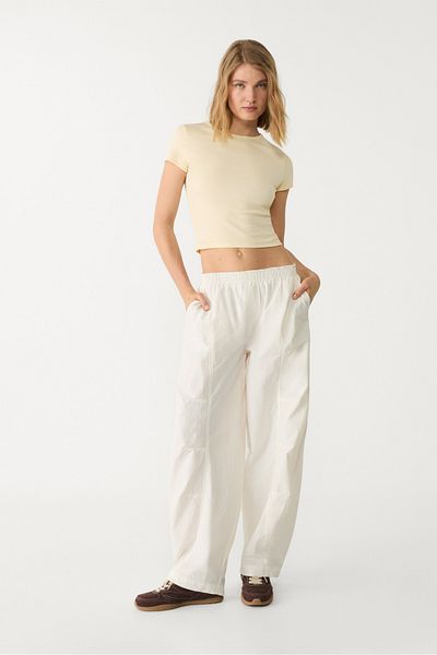 Stradivarius Slim fit basic t-shirt