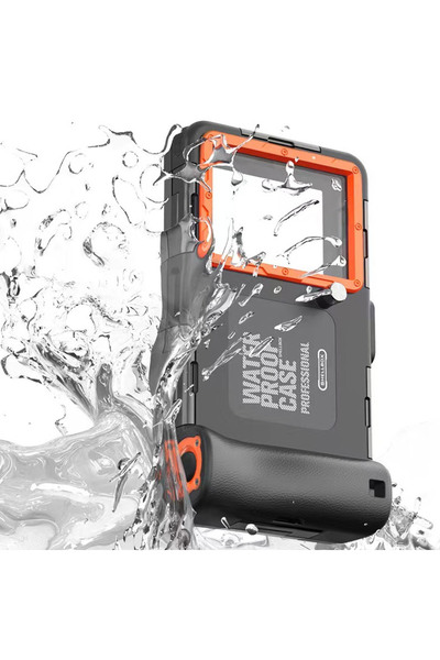 Vikefon غلاف هاتف مقاوم للماء وحافظة واقٍ ممتاز للغوص حتى عمق 15 مترًا والسبا...