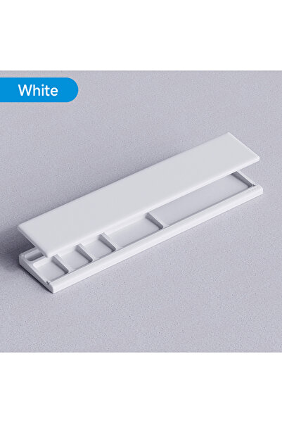 Choice وسادة مسند معصم لوحة مفاتيح هاجيبيس البيضاء المريحة المصنوعة من إسفنج الذاكرة الناعم وصندوق تخزين سطح المكتب سهل الاستخدام