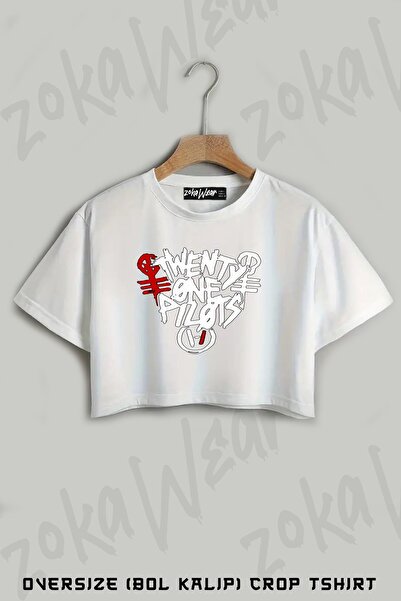 ZOKAWEAR Tricou oversize cu imprimeu Twenty One Pilots 2