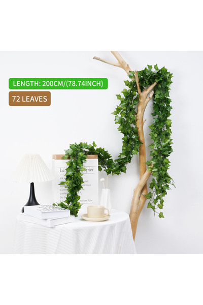 choice2 قطعة واحدة من أوراق اللبلاب، قطعة واحدة من نبات اللبلاب الاصطناعي الح...