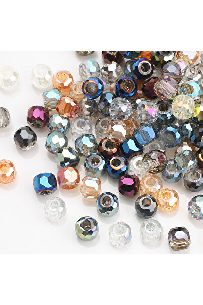 Choice3 50 قطعة من الخرز الزجاجي الكريستالي المختلط بأحجام 8/10/12/14 مم، بأح...