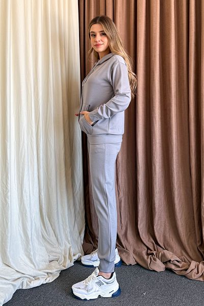 ModaPlaza Women's Kangaroo Pocket Tracksuit Set 968