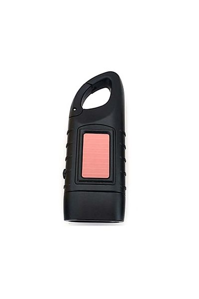 Choice black Portable LED Flashlight Tent Light Hand Crank Dynamo Solar Power Torch for Outdoor Camping Hik
