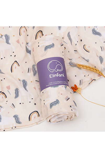 Choice 120X110cm BC28 Elinfant 120x110cm Bamboo Cotton Baby Muslin Swaddle Bl...