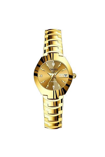 Choice ساعة نسائية ذهبية رائعة وجميلة وشخصية أنيقة وعصرية ومتينة وعالية الجودة