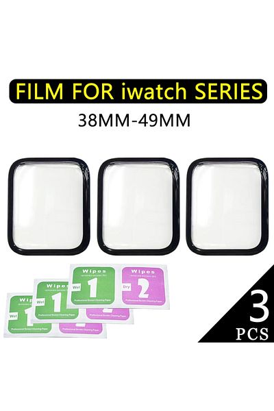 Choice6 Series456 SE 44MM 3pcs 2-3Pcs Watch Screen Protector For Apple Watch Ultra 1 2 49MM 40MM 42MM 44MM