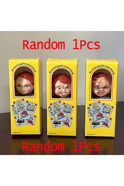 Choice Random 1Pcs Anime Chucky Figure NECA Good Guys Action Figure He Wants You Be A Best Friend Chucky Fi