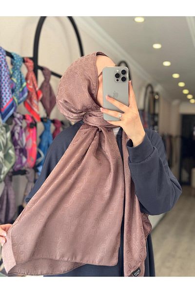 MONOOR Ring Pattern Jacquard Shawl