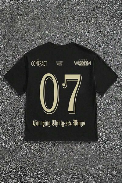 Köstebek Black Metatron Angel Unisex T-Shirt