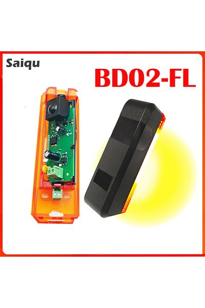 Choice Reflector Photocell Red color Infrared Sensor 12-24V DC/AC for Gate Garage Door 180°Horizontally ...