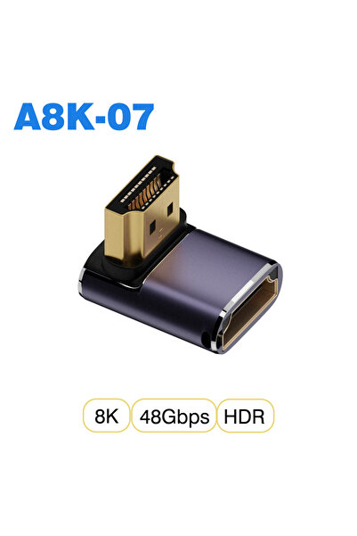 Choice 1 قطعة A8K-07 HDMI2.1 UGOURD محول كابل HDMI2.1 من ميني ميكرو HDMI إلى ...