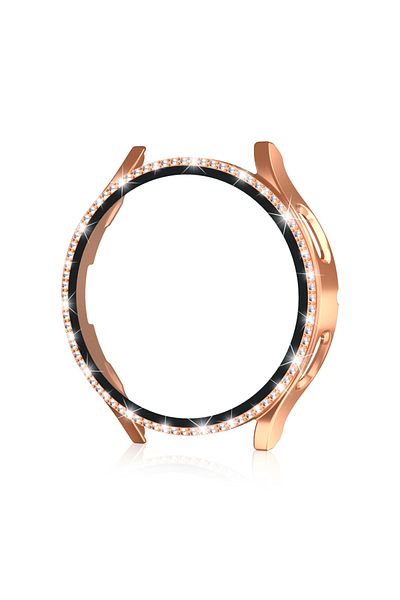 Choice Galaxy Watch4 5 40mm Rose gold Case for Samsung Galaxy Watch 7 6 5 4 40mm 44mm Screen Protector PC B