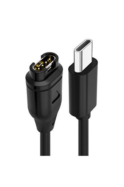 Choice شاحن أسود من النوع C لجهاز Vivoactive 5 3 4 4S كابل شحن لجهاز Venu 3 3...