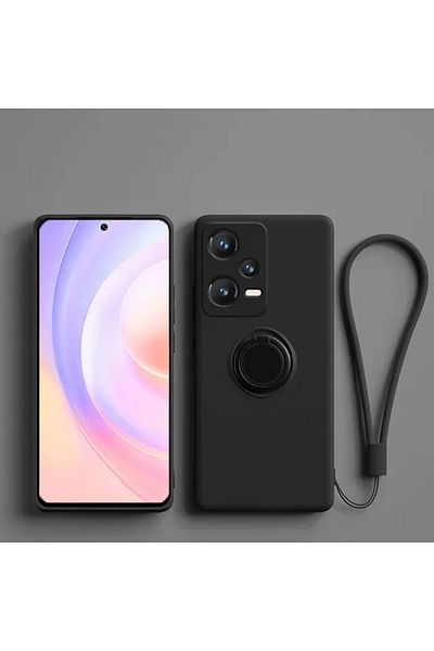 Choice Redmi Note 14ProPlus Black Liquid Silicone Case For Xiaomi 14T 13T 12T 11T Redmi Note 14 13 12 11 10