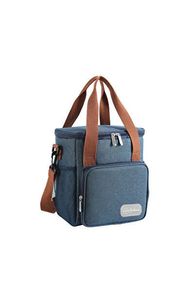 Choice حقيبة غداء خارجية سميكة زرقاء اللون قطعة واحدة مع عزل مربع مرتفع للحفا...