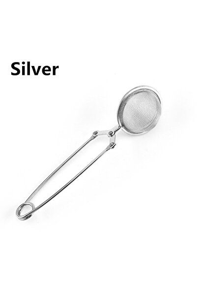 choice2 04 سلسلة كرة شاي من الفولاذ المقاوم للصدأ بمقبض تسريب الشاي ومصفاة شا...