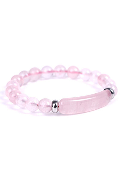Choice 18.5cm Pink Crystal Bridge bracelet Natural Stone Crystal Druzy Rose Q...