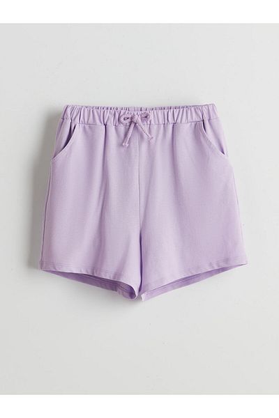 LC Waikiki New Season Girls' Shorts with Elastic Waist - S5By42Z4