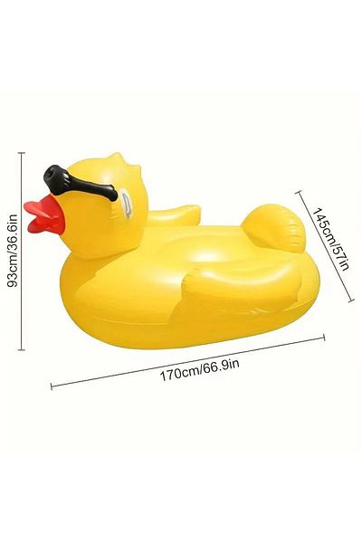 Choice yeloow duck Thickened Swimming Pool Floating Bed Air Mattress water toys PVC infltable big yellow du