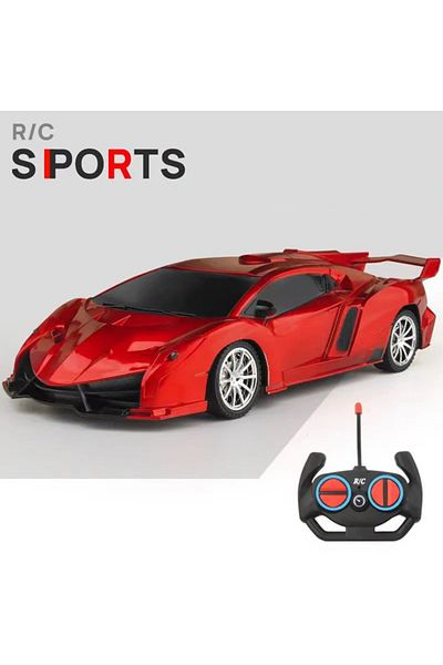 Choice 1PCS 1/18 RC Car LED Light 2.4G Radio Remote Control Sports Cars For Children Racing High Speed Driv
