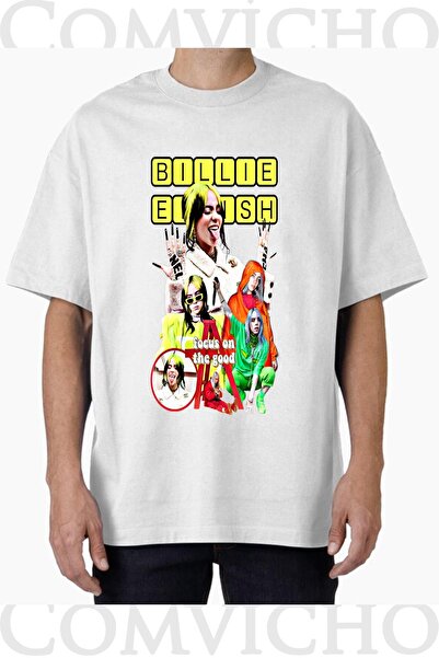 COMVİCHO Unisex Bille V5 Design Printed Oversize T-Shirt