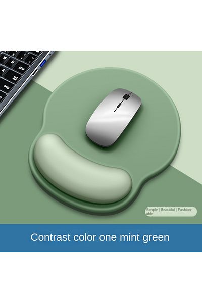 Choice MintGreen Gradient Mouse Pad Wrist Guard with Logo Female Wrist Guard Mouse Pad Wrist Support Comput