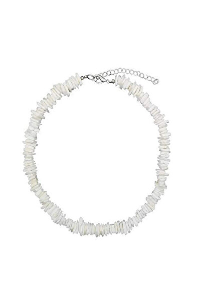 Choice قلادة بوكا بيضاء للنساء، قلادة شاطئ هاواي قابلة للتعديل، قلادة صيفية ل...