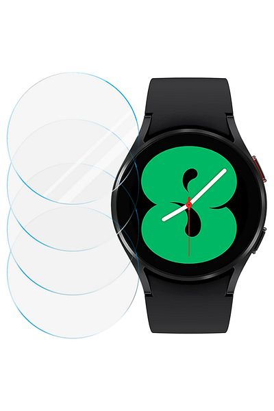 Choice Galaxy Watch 6 40mm 4 Pcs Tempered Glass for Samsung Galaxy Watch 6 40mm 44mm HD Screen Protector Fi
