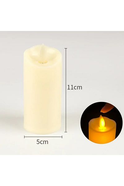 Choice 5cm-11cm LED Electric Candle Lamp Swing Flameless Candles Battery Powered Candles for Birthday Party