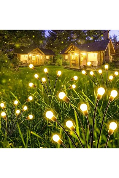 Choice 8 لتر أبيض دافئ 1 قطعة 8 مصابيح حديقة تعمل بالطاقة الشمسية أضواء اليرا...